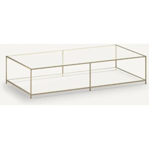 La Redoute - Mesa de centro rectangular Sybil - Forma rectangular, Vidrio templado, Estructura de metal La Redoute - Mesa de centro rectangular Sybil - Forma rectangular, Vidrio templado, Estructura de metal
