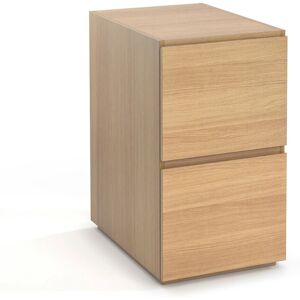 Am.pm Cassettiera impiallacciata rovere - 2 cassetti - Europa Am.pm Cassettiera impiallacciata rovere - 2 cassetti - Europa