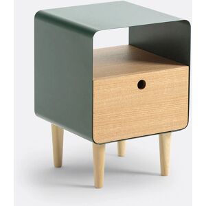 LA REDOUTE INTERIEURS Mesita Jimi - Mesita de noche de madera y metal LA REDOUTE INTERIEURS Mesita Jimi - Mesita de noche de madera y metal