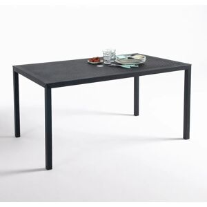 Table rectangulaire en métal perforé noir de La Redoute Interiors - Table Table rectangulaire en métal perforé noir de La Redoute Interiors - Table