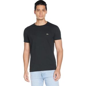 Lacoste Men's Pima Cotton T-shirt - Black - Casual, Crew Neck Lacoste Men's Pima Cotton T-shirt - Black - Casual, Crew Neck