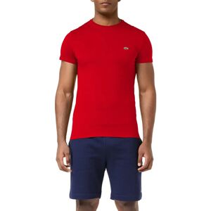 T-shirt Lacoste pour Homme à Col Ronde en Jersey de Coton Pima (TH6709) - rouge - Publicité T-shirt Lacoste pour Homme à Col Ronde en Jersey de Coton Pima (TH6709) - rouge - Publicité