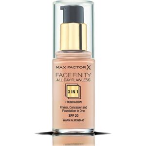 Max Factor Facefinity All Day Flawless 3 in 1 SPF30 Foundation - Warm Almond Max Factor Facefinity All Day Flawless 3 in 1 SPF30 Foundation - Warm Almond