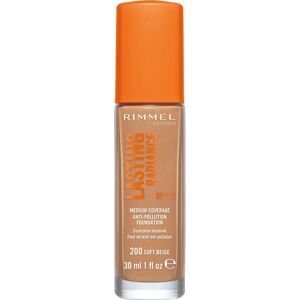 Rimmel Lasting Radiance Foundation - SPF 25 - Mjuk Beige Rimmel Lasting Radiance Foundation - SPF 25 - Mjuk Beige
