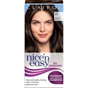 Clairol Nice'n Easy No Ammonia Hair Dye Medium Ash Brown - Hair Color Clairol Nice'n Easy No Ammonia Hair Dye Medium Ash Brown - Hair Color