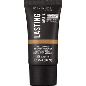 Rimmel Lasting Matte Foundation - Full Coverage, Lightweight - 30ml Rimmel Lasting Matte Foundation - Full Coverage, Lightweight - 30ml
