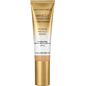 Max Factor Miracle Second Skin SPF 20 Hydrating Foundation - Golden Medium - Foundation Max Factor Miracle Second Skin SPF 20 Hydrating Foundation - Golden Medium - Foundation