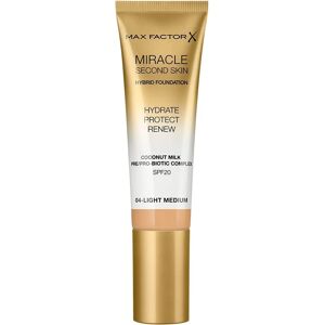 Max Factor Miracle Second Skin SPF 20 Hybrid Foundation - Nourishing makeup for a natural appear Max Factor Miracle Second Skin SPF 20 Hybrid Foundation - Nourishing makeup for a natural appear