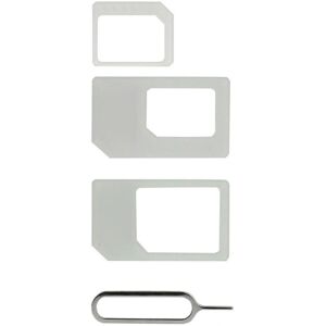 Akashi ALTSIMADAPT3WH Adaptador para tarjeta SIM/memoria - Adaptador para tarjetas SIM Akashi ALTSIMADAPT3WH Adaptador para tarjeta SIM/memoria - Adaptador para tarjetas SIM