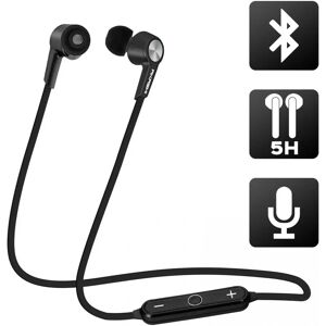 Akashi Écouteurs Bluetooth intra-auriculaires Magnétiques HD Audio - NOIR - Publicité Akashi Écouteurs Bluetooth intra-auriculaires Magnétiques HD Audio - NOIR - Publicité