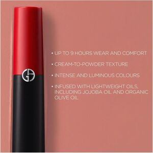 Giorgio Armani Lip Power Matte Rouge à Lèvres longue tenue - Publicité Giorgio Armani Lip Power Matte Rouge à Lèvres longue tenue - Publicité