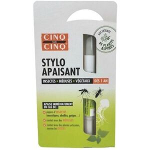 Cinq Sur Cinq Stylo Apaisant - Piqûres d'insectes et végétaux - Publicité Cinq Sur Cinq Stylo Apaisant - Piqûres d'insectes et végétaux - Publicité
