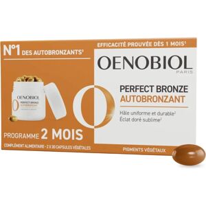 Oenobiol Perfect Bronze Autobronzant Capsules - Pigments Végétaux Naturels - Publicité Oenobiol Perfect Bronze Autobronzant Capsules - Pigments Végétaux Naturels - Publicité