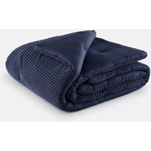 LA REDOUTE INTERIEURS - FLUFFY - Marine 180x200 - Housse de lit LA REDOUTE INTERIEURS - FLUFFY - Marine 180x200 - Housse de lit