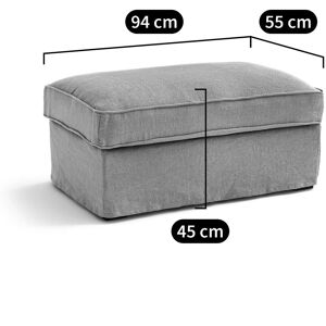 AM.PM Asiento profundo de terciopelo - Reposapiés AM.PM Asiento profundo de terciopelo - Reposapiés