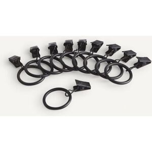Anillas con pinza Loch - Negro - Pack de 10 Anillas con pinza Loch - Negro - Pack de 10