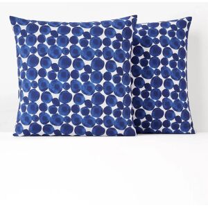 LA REDOUTE INTERIEURS Housse de coussin en coton Glenans - Bleu - 63x63 cm LA REDOUTE INTERIEURS Housse de coussin en coton Glenans - Bleu - 63x63 cm