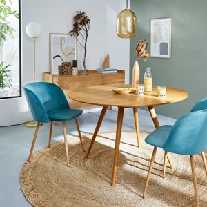 LA REDOUTE INTERIEURS Quilda - Mesa de comedor redonda vintage para 4-6 personas LA REDOUTE INTERIEURS Quilda - Mesa de comedor redonda vintage para 4-6 personas
