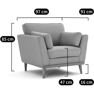 LA REDOUTE INTERIEURS Sillón Amarillo Tasie - Salón LA REDOUTE INTERIEURS Sillón Amarillo Tasie - Salón
