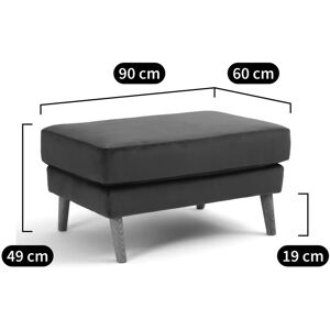 LA REDOUTE INTERIEURS Puff de Terciopelo Stockholm - Muebles Tapizados LA REDOUTE INTERIEURS Puff de Terciopelo Stockholm - Muebles Tapizados