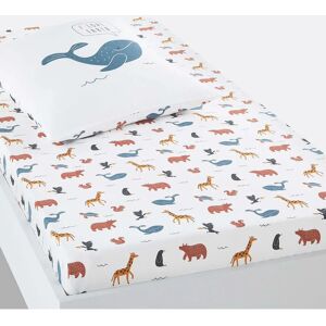 La Redoute Interieurs Sábana Bajera de Algodón Orgánico - Blanco La Redoute Interieurs Sábana Bajera de Algodón Orgánico - Blanco