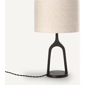 Am.pm Jakomé Lampe de table en métal et lin - Lampe de bureau Am.pm Jakomé Lampe de table en métal et lin - Lampe de bureau