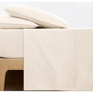 LA REDOUTE INTERIEURS Lenzuolo cotone lavato - Scenario - Anti-ironico - Beige LA REDOUTE INTERIEURS Lenzuolo cotone lavato - Scenario - Anti-ironico - Beige