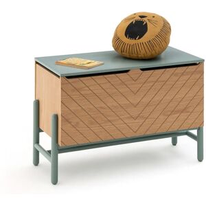 LA REDOUTE INTERIEURS Baúl de madera para juguetes - Patrón espiga LA REDOUTE INTERIEURS Baúl de madera para juguetes - Patrón espiga