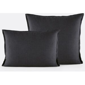 La Redoute Intérieurs - Linot - Negro - Funda de almohada La Redoute Intérieurs - Linot - Negro - Funda de almohada