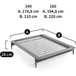 Cama de roble Jucca de LA REDOUTE INTERIEURS Cama de roble Jucca de LA REDOUTE INTERIEURS