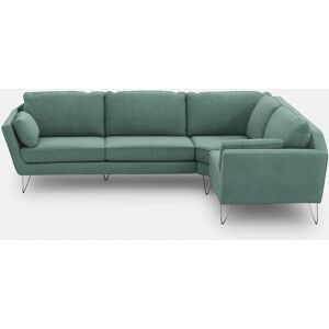 LA REDOUTE INTERIEURS Sofá rincón de terciopelo - Diseño vintage moderno LA REDOUTE INTERIEURS Sofá rincón de terciopelo - Diseño vintage moderno