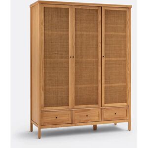 LA REDOUTE INTERIEURS Gabin Armoire - 3 Portes, Pin et Ratán LA REDOUTE INTERIEURS Gabin Armoire - 3 Portes, Pin et Ratán