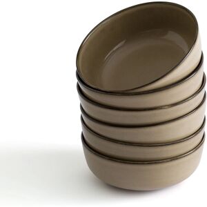 LA REDOUTE INTERIEURS Conjunto de 6 Platos Hondos Onda - Vajilla LA REDOUTE INTERIEURS Conjunto de 6 Platos Hondos Onda - Vajilla