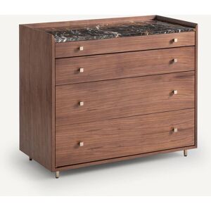 AM.PM Noham Cómoda de nogal y mármol ámbar - Sideboard AM.PM Noham Cómoda de nogal y mármol ámbar - Sideboard
