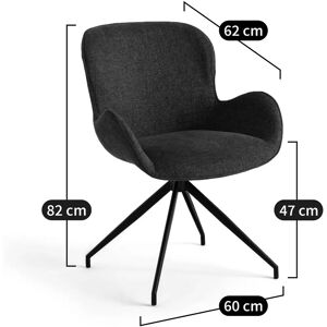 Sedia da ufficio Am.pm Asyar - Girevole, Tessuto strutturato, Multifunzionale Sedia da ufficio Am.pm Asyar - Girevole, Tessuto strutturato, Multifunzionale