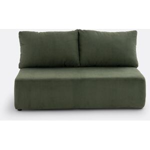 LA REDOUTE INTERIEURS Sofá Modular de Terciopelo Monica - 2 Plazas - Verde LA REDOUTE INTERIEURS Sofá Modular de Terciopelo Monica - 2 Plazas - Verde