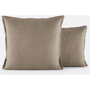 LA REDOUTE INTERIEURS Linot Beige - 63x63 cm - Ropa de lino para almohada LA REDOUTE INTERIEURS Linot Beige - 63x63 cm - Ropa de lino para almohada