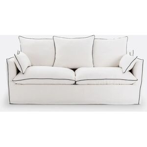 La Redoute Interieurs - Odna - Blanco/Negro - Lino - Sofa cover La Redoute Interieurs - Odna - Blanco/Negro - Lino - Sofa cover