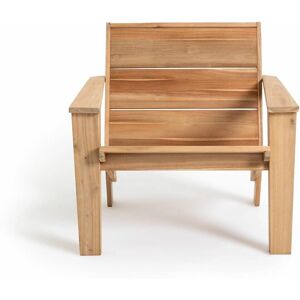 Am.pm Silla de jardín en acacia - Diseño moderno bajo Am.pm Silla de jardín en acacia - Diseño moderno bajo