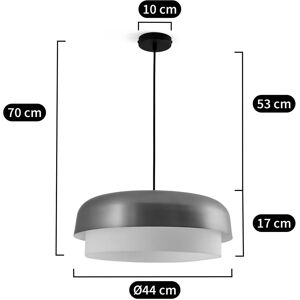 Am.pm Clepsos Lampe suspendue en métal moka Am.pm Clepsos Lampe suspendue en métal moka