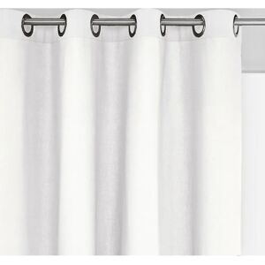La Redoute Interiors Rideau en coton à œillets - 180x135cm - Blanc - Rideau La Redoute Interiors Rideau en coton à œillets - 180x135cm - Blanc - Rideau