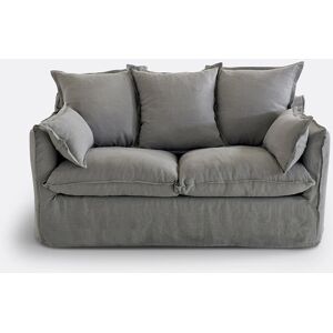 LA REDOUTE INTERIEURS - Odna - Lino deshilachado - Gris claro LA REDOUTE INTERIEURS - Odna - Lino deshilachado - Gris claro