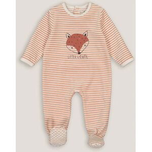 La Redoute - Pijamas de felpa a rayas con motivo de zorro para bebé - 1 a 12 meses La Redoute - Pijamas de felpa a rayas con motivo de zorro para bebé - 1 a 12 meses