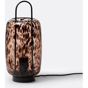 Lampe de table Toleco de Redoute Interieurs - Verre Ambré, Acier, Motif Tortue Lampe de table Toleco de Redoute Interieurs - Verre Ambré, Acier, Motif Tortue