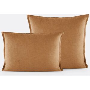 La Redoute Intérieurs Linot - 80x80 cm - marrón - funda de lino pillow cover La Redoute Intérieurs Linot - 80x80 cm - marrón - funda de lino pillow cover