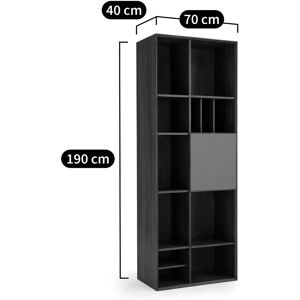 AM.PM Libreria noce porta pelle - Bookshelf AM.PM Libreria noce porta pelle - Bookshelf