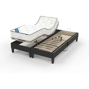 Ensemble de lit La Redoute Interiors - Cadre électrique réglable - Matelas 5 zones Ensemble de lit La Redoute Interiors - Cadre électrique réglable - Matelas 5 zones
