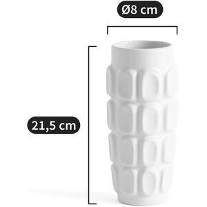 La Redoute Interieurs Vase Shiva - Céramique - 21,5cm - Blanc La Redoute Interieurs Vase Shiva - Céramique - 21,5cm - Blanc