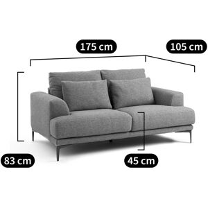 Sofá 2 plazas Marsile Beige de AM.PM Sofá 2 plazas Marsile Beige de AM.PM
