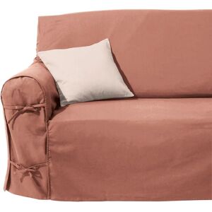 LA REDOUTE INTERIEURS Funda de sofá de algodón - 2/3/3 plazas, Marrón LA REDOUTE INTERIEURS Funda de sofá de algodón - 2/3/3 plazas, Marrón